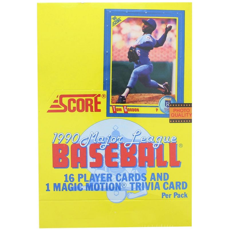 Score MLB 1990 Score Baseball Card Box | 36 Packs, 2 of 3