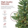 Best Choice Products Pre-Lit Spruce Pencil Christmas Tree w/ Incandescent Lights - image 3 of 4