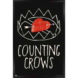 Trends International Counting Crows - Love Trap Framed Wall Poster Prints - 1 of 4