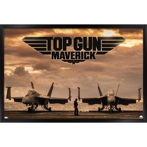 Trends International Top Gun: Maverick - Deck Framed Wall Poster Prints - 1 of 4