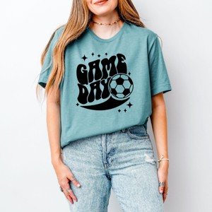 Simply Sage Market Soccer Game Day Sparkle Short Sleeve Tee - 1 of 4