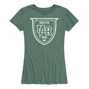 Women's - Monster High - Monster High Crest Short Sleeve Graphic T-Shirt - 1 of 4