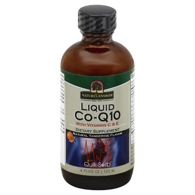 Nature's Answer CO-Q10 Liquid Tangerine Flavor, 4 Oz