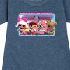 Girls' - Lol Surprise! - Postcard Graphic Short Sleeve Fleece Dress - 2 of 4
