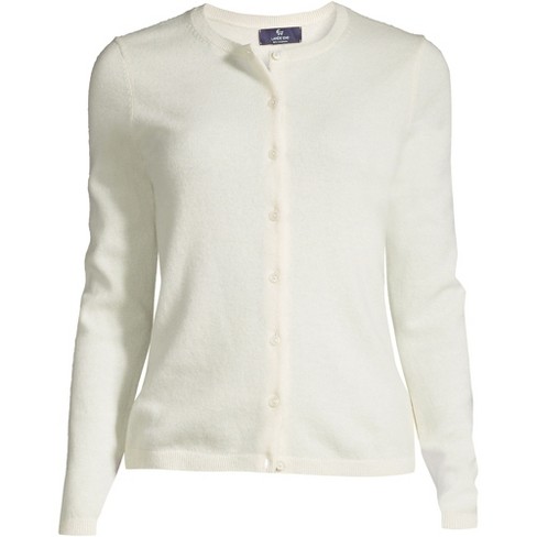 Women's Pure Cashmere Crewneck Cardigan, 44% OFF