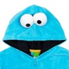 Sesame Street Cookie Monster Zip Up Hoodie Toddler - 4 of 4