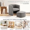 Barrel Chair with Storage Ottoman Set - 4 of 4