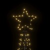 vidaXL Christmas Cone Tree Warm White 500 LEDs - 4 of 4