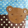 Slickblue Cute Bear Hand-Appliqued Tote Bag for Kids —Multi Color & Sizes, Shoulder Strap, Interior Pocket - 3 of 3