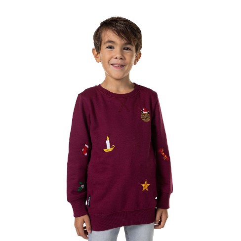 Burgundy sales christmas sweater