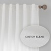 Awesome Home  Cotton Blend Light Filtering Back Tab Curtains (2 Panels) - 2 of 4