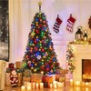 Yaheetech 4.5Ft/6Ft/7.5Ft/9Ft Pre-lit Spruce Artificial Christmas Tree with LED Lights - 2 of 4