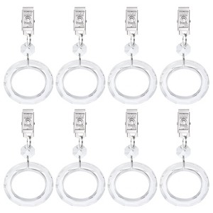 Unique Bargains Metal Outdoor Garden Decorative Tablecloth Weight Clips 8 Pcs - 1 of 4