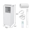 8000 BTU Portable Air Conditioner, 3-in-1 AC with Dehumidifier & Fan, for Rooms up to 350 Sq.Ft, with Remote & Window Kit - 2 of 4