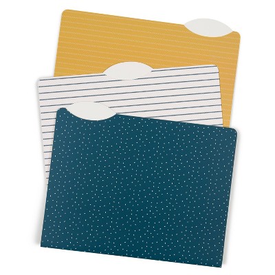 U Brands 12ct File Folders Letter Size - Casual Chic