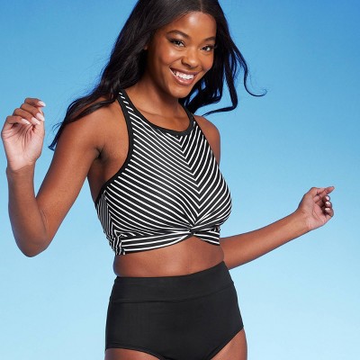 Women's Tropical Print Reversible Bralette Bikini Top - Kona Sol™ Multi  D/dd Cup : Target