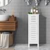 Evideco French Home Goods Bathroom Linen Storage Floor Cabinet - 2 of 4