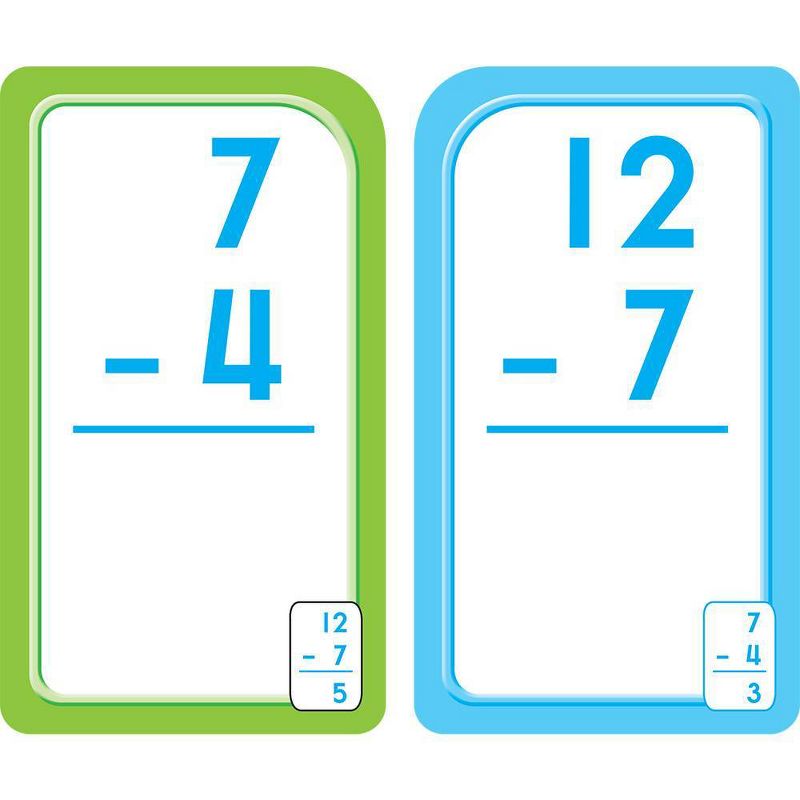 School Zone Get Ready Addition &#38; Subtraction 2pc Flash Cards, 5 of 7