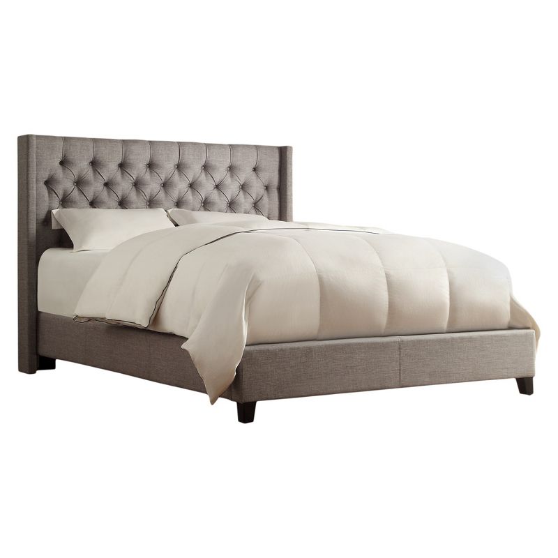Highland Park Button Tufted Wingback Platform Bed - Inspire Q, 1 of 6