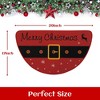 Christmas Doormat Half Round Door Mat Non-Slip Half-Circle Floor Mats Kitchen Entryway Mat - 4 of 4