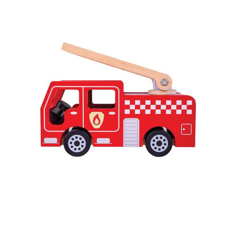 Bigjigs Toys City Fire Engine, 3 of 8