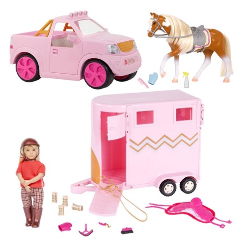 Lori Briella's Truck & Trailer Mini Doll, Vehicle & Equestrian Playset - image 1 of 4