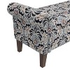 Gulches Storage Ottoman - Floral Bonsai Polyester Fabric, Hinged Storage, Rolled Arms & Pewter Nail Trim, 300LB Capacity for Bedroom/Living Room - 4 of 4