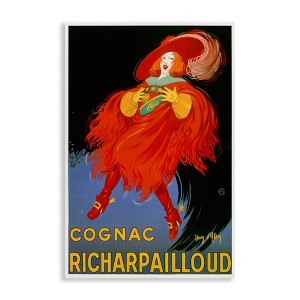 Stupell Industries Vintage Cognac Advertisement Black Framed Giclee Art - 1 of 4