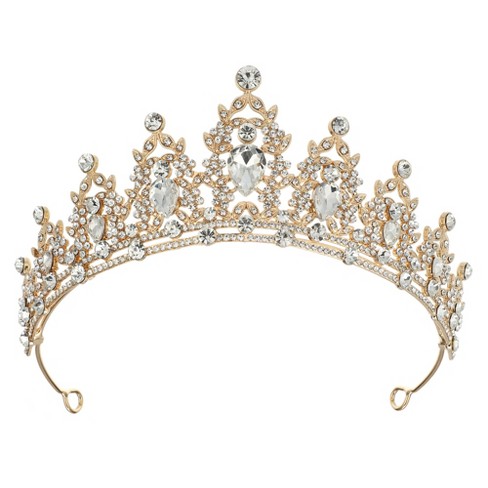 Unique Bargains Girl's Faux Crystal Rhinestone Tiara Princess Wedding ...