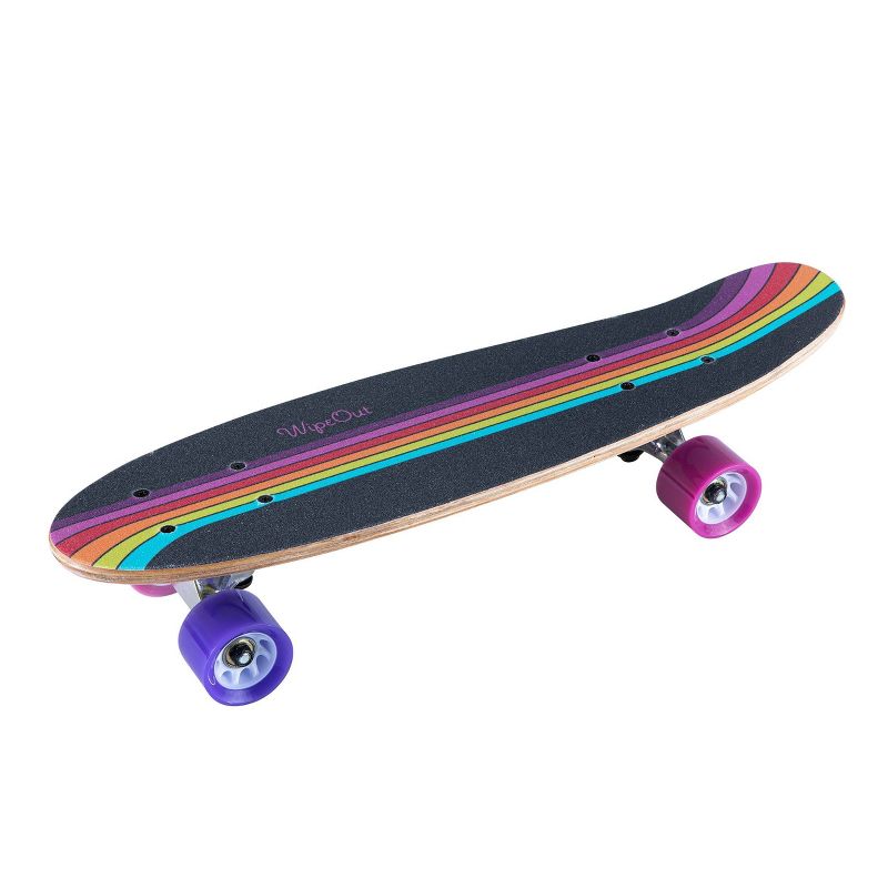 Wipeout Cruiser Kids&#39; Skateboard - Rainbow, 4 of 9