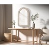 Elegant Lighting Arch Cornhusk Mirror 30x42 in Linen White - 3 of 4