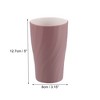 Unique Bargains Spiral Pattern Bathroom Tumblers Bathroom Toothbrush Cup 5.00''x3.15'' 380ml - 4 of 4