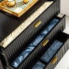 Brian 32'' Tall  3 Drawer  Bachelor  Chest with storage for bedroom,Set of 2 |  ARTFUL LIVING DESIGN - 4 of 4