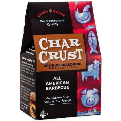 Char Crust Dry-Seasoning All American Barbeque- 6 pack, 4 oz