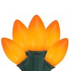 Northlight 25ct C9 Opaque String Lights Orange - 24' Green Wire - 2 of 3