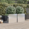 vidaXL White Iron 4-Floor Flower Stand with Wheels, Durable Plant Rack with Strong Frame and Versatile Storage Shelf, 17.3"x9.1"x31.5" - 3 of 4
