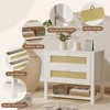 25.6'' with 2 Drawer and Open Shelf End Table - 2 of 3