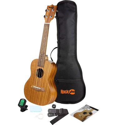 RockJam Soprano Ukulele Kit Natural
