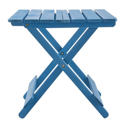 Folding Square Table Patio Outdoor solid wood Table for Backyard, Balcony, Portable Design Space