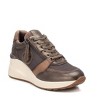 Carmela Leather Collection Women's Wedge Sneakers 161844 - 2 of 3