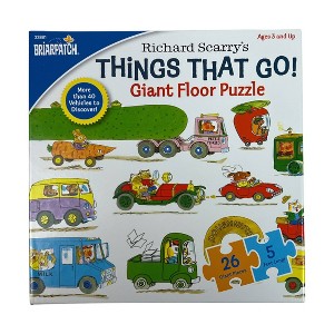 Briarpatch Richard Scarry's Things That Go Giant 26pc Floor Puzzle - 1 of 4
