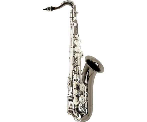 Allora Vienna Series Intermediate Tenor Saxophone AATS-505 - Black Nickel Body - Silver Plated Keys