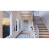 Urban Ambiance Luxury Traditional Ceiling Light 7.375''H x 8.625''W,  Satin Gold Finish,  Esperance Collection, UHP4160 - 2 of 4