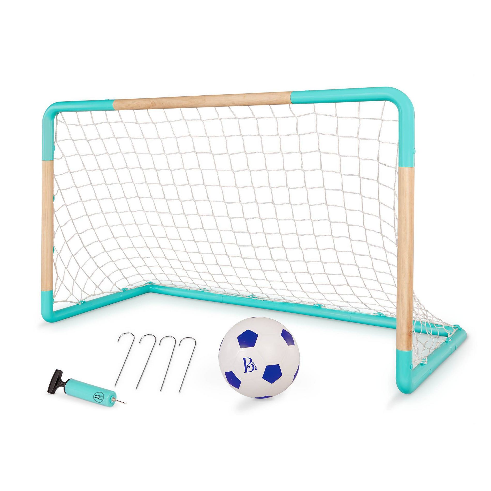 B. toys 14'' x 25'' Glow-in-the-Dark Soccer Set