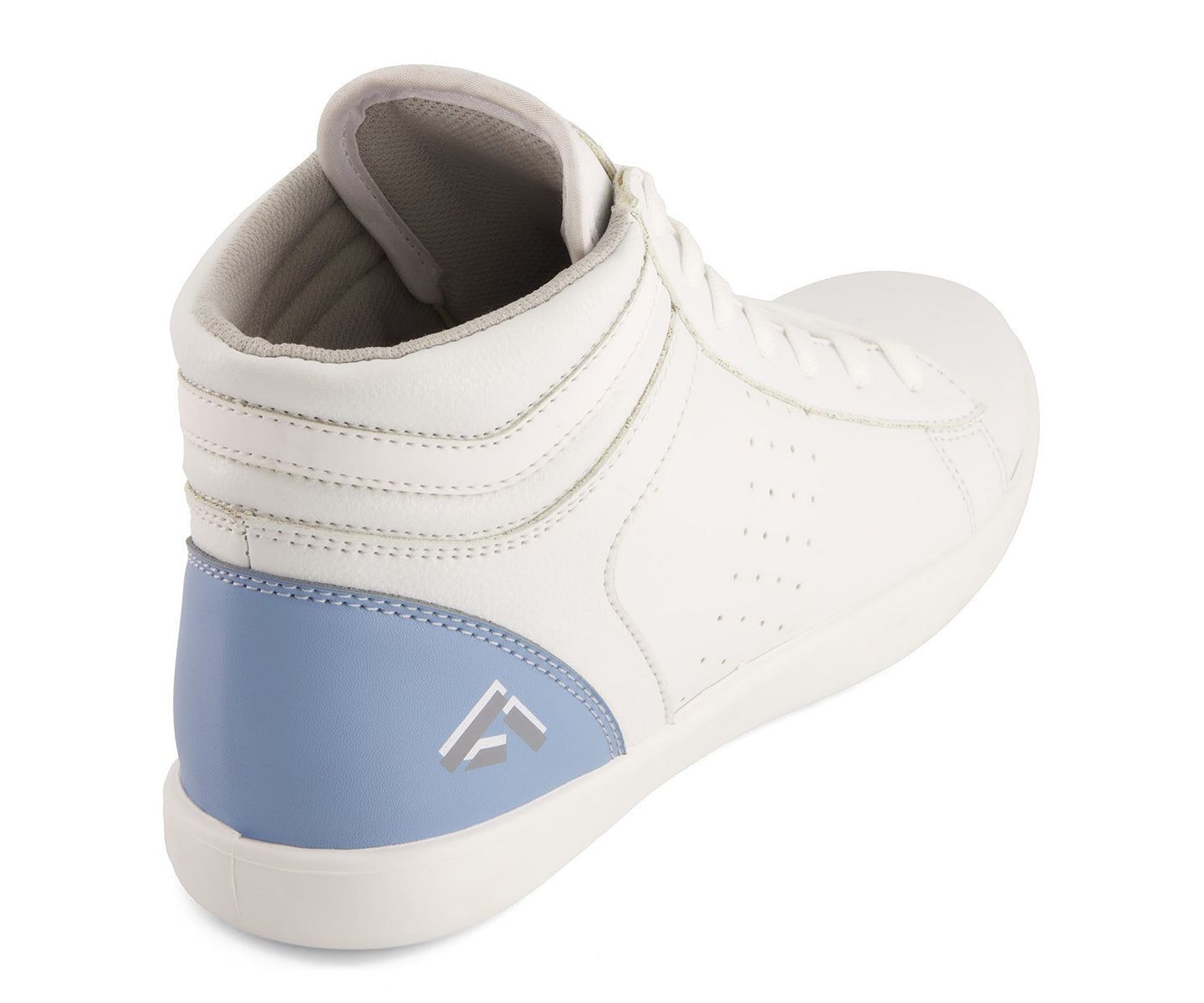 Женские кроссовки Andrea High Top Classic Sneakers 85664, White, цвет: Белый — фото 2