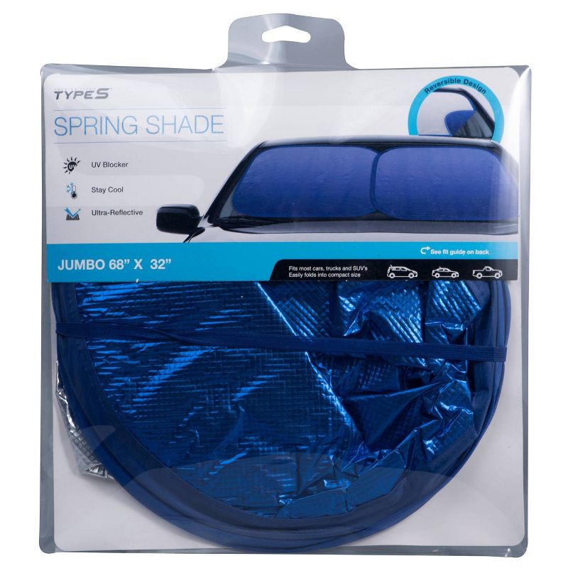 Type S Jumbo Fashion Reversible Spring Shade Blue/Silver, 3 of 5