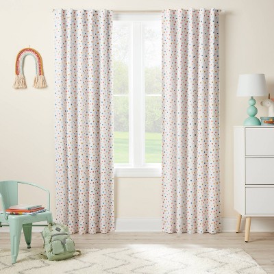 Blackout Dot Kids' Curtain Panel - Pillowfort
