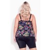 Avenue Women's Plus Size Fly Away Print Tankini Top - 4 of 4