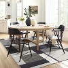 Non-Slip Washable Rugs, Low Pile Ultra-Thin Geometric Rug, Contemporary Boxes Print Color-Blocked Soft Carpet for Living Room Bedroom Home Office - 2 of 4