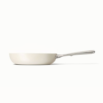 Cream 10.5" Stainless Steel Ceramic Nonstick Fry Pan